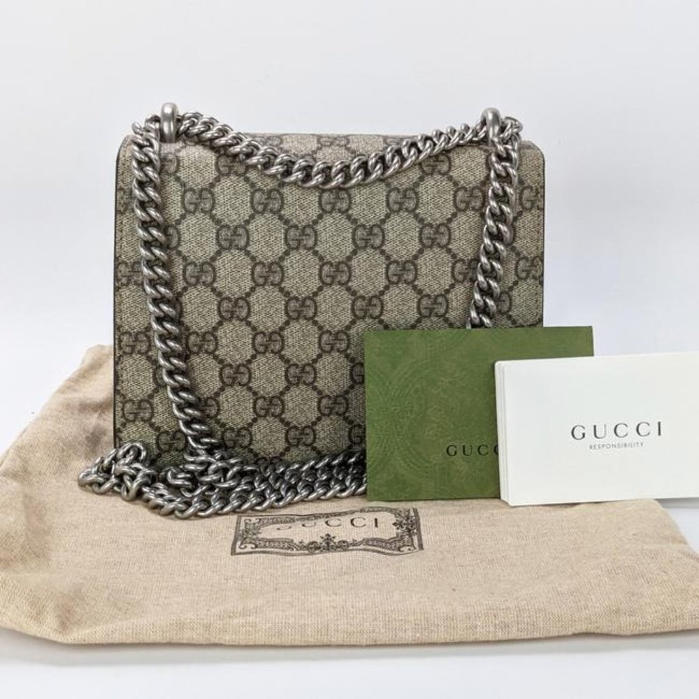 SOLD Gucci Dionysus Mini GG Black Crossbody Bag - Picture 2 of 7
